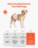 VEVOR Disposable Male Dog Diapers Super Absorbent Male Dog Wraps M 144 Count