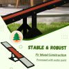 Wood Pet Seesaw, Dog Agility Training Equipment for Obedience Training, Weather Resistant, Black